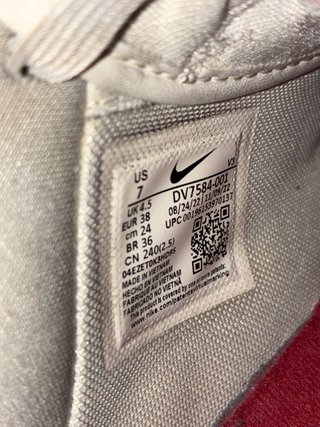 Nike Air Force 1 Rojas y Blancas