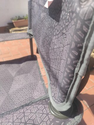 Sillas plegables camping tela y metal