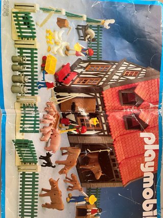 Lote Playmobil: Camión, Granja y Figuras