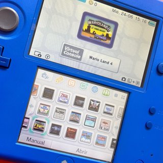 Nintendo 2DS exclusiva japon azul mint + extras
