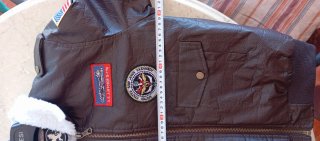 Chaqueta Piloto Aviador Parches Ejército