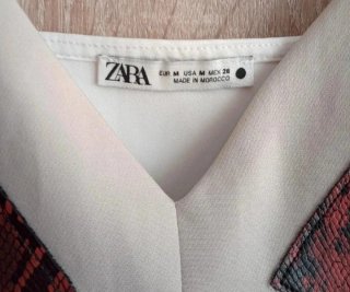 (M) Vestido con tirantes largo fluido de Zara