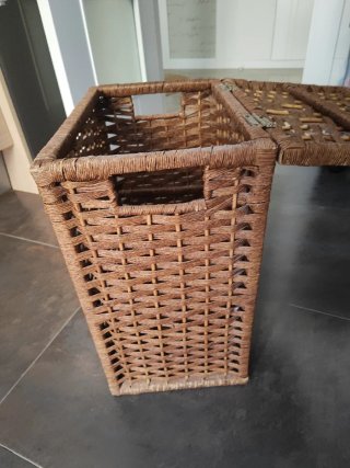 Cesta Mimbre Marrón