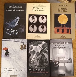 Lote de 6 libros de Paul Auster