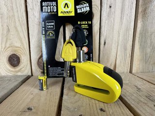 CANDADO DISCO AUVRAY B-LOCK 10 CON ALARMA