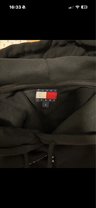 Sudadera Tommy Jeans Negra