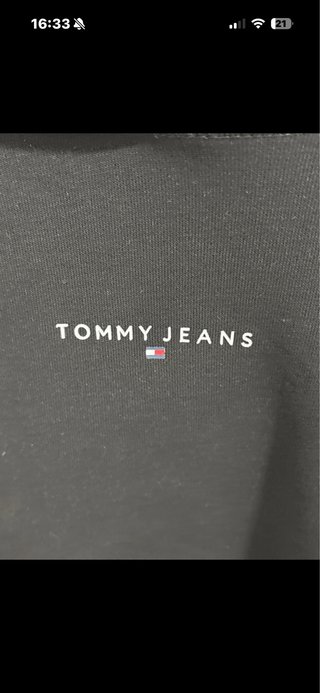 Sudadera Tommy Jeans Negra
