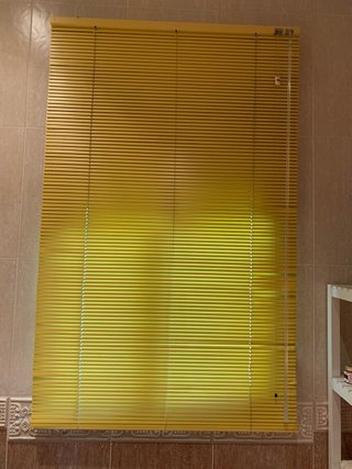 Persiana Veneciana Aluminio Amarilla