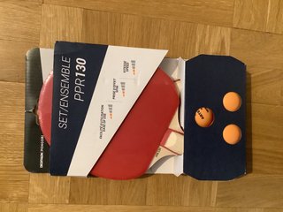Set palas ping pong Decathlon PPR130 + 3 pelotas