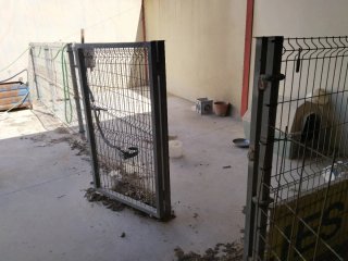 Valla metálica para exteriores