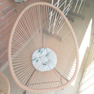 Conjunto Sillas Jardín y Mesa Centro