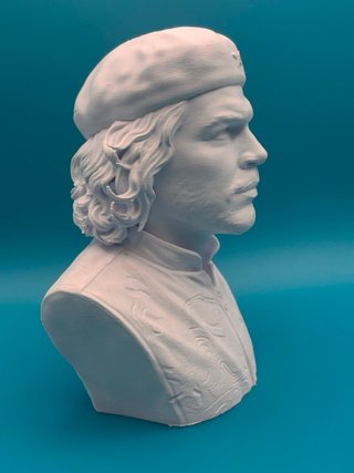 Busto Che Guevara 25cm plastica 3D