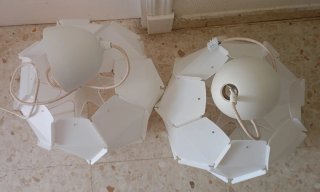 Lámparas colgantes Ikea blanca