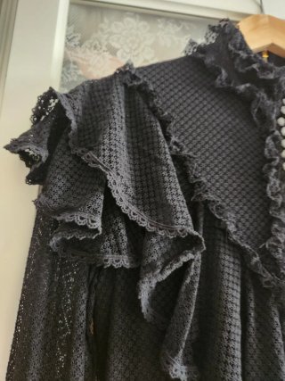 Vestido negro Highly Preppy talla M