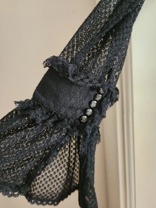 Vestido negro Highly Preppy talla M