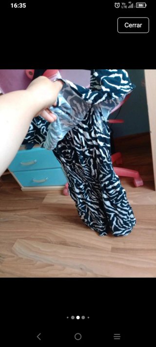 Mono corto estampado cebra