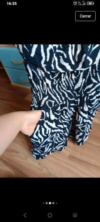 Mono corto estampado cebra