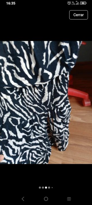 Mono corto estampado cebra