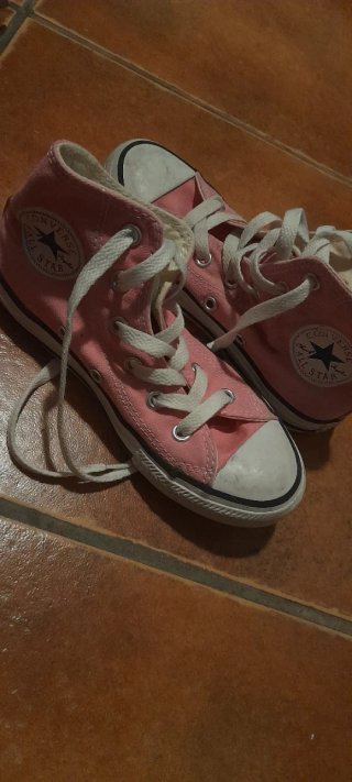 Zapatos Converse niña rosa