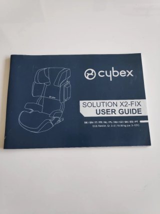 Silla Coche Cybex Solution X2-Fix Negra