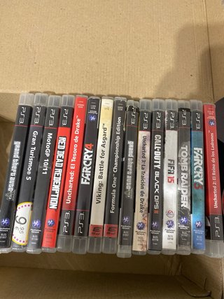 Consola PS3 Sony Negra + Juegos