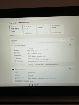 Portátil ASUS ZenBook UX310UAK i5 12GB RAM SSD