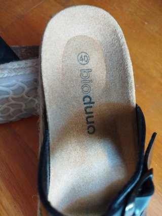 Sandalias Verano Talla 40 Negras