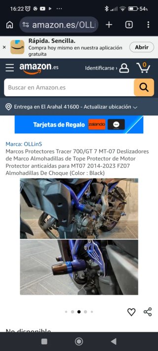 Protector Anticaída MT-07 Negro
