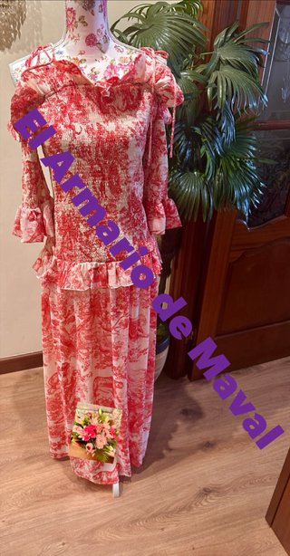 Vestido Fetiche Suances Rojo/Blanco