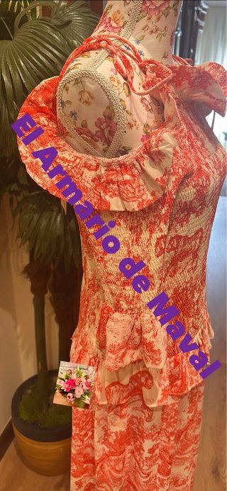 Vestido Fetiche Suances Rojo/Blanco