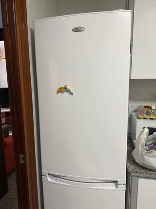 Nevera Whirlpool Blanca