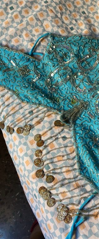 Traje Danza Oriental Azul
