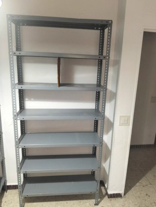 Estantería Metálica Gris 6 Niveles