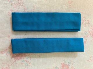 Fajín y corbatín traje torero azul