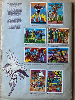 Álbum de cromos “Festival del dibujo animado” 1981