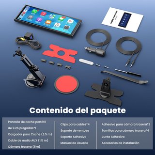 Pantalla Coche Krunia Bluetooth