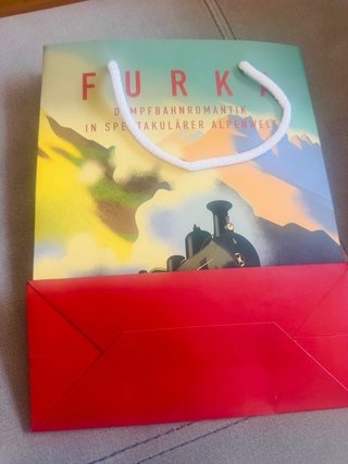 Bolso Furka Tren Vapor Montaña