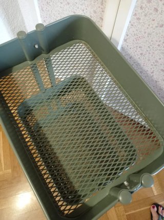 Carro Metálico 3 Niveles Ikea Verde