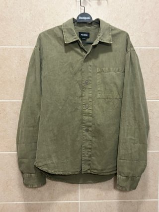 Sobrecamisa Pull&Bear verde militar Talla M
