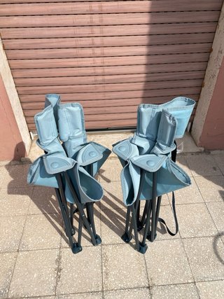 Confezione di 4 sedie da campeggio pieghevoli Decathlon