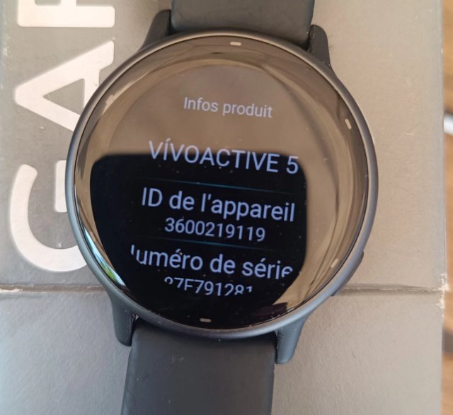 Smartwatch Garmin Vívoactive 5 Negro