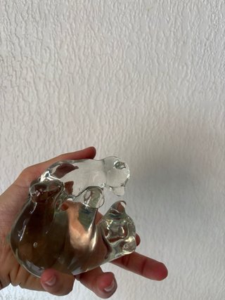 Pisapapeles de cristal osos