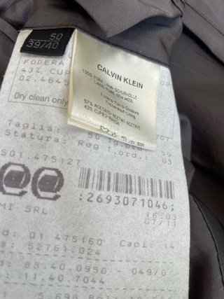 Completo Uomo Calvin Klein Nero/grigio