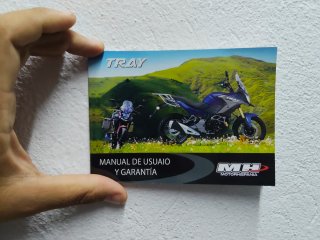Moto 125cc Trail Negra
