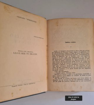 Libro colección Horizonte 1950