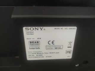 TV Sony Bravia 32" + Soporte Pared