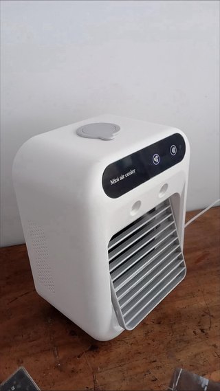 Mini aire acondicionado portátil blanco