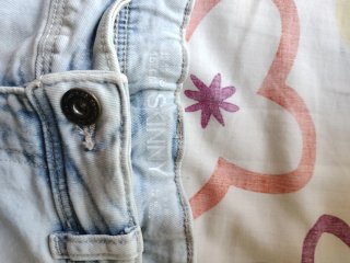 Pantalón vaquero corto niño