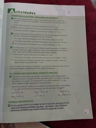 Lecturas, 5 Primaria tercer ciclo Tico-Tic