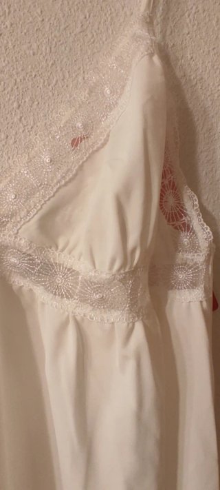 Conjunto lencero blanco encaje